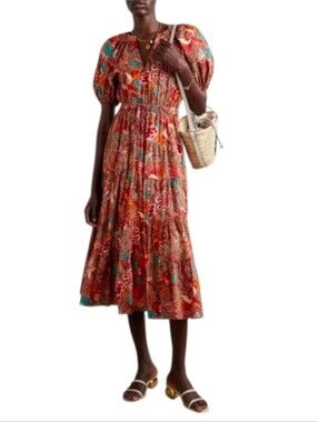 Ulla Johnson Golda Cotton Midi Dress